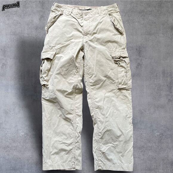 J.CREW Other - Vtg J Crew Broken In Cargo Pants 32x30 Paratrooper Khaki